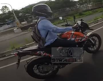 KTM 250 Adventure Spied