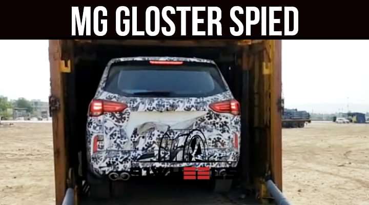 Upcoming MG Gloster Spied While Being Transported - Bigger Than Fortuner and Endeavour!