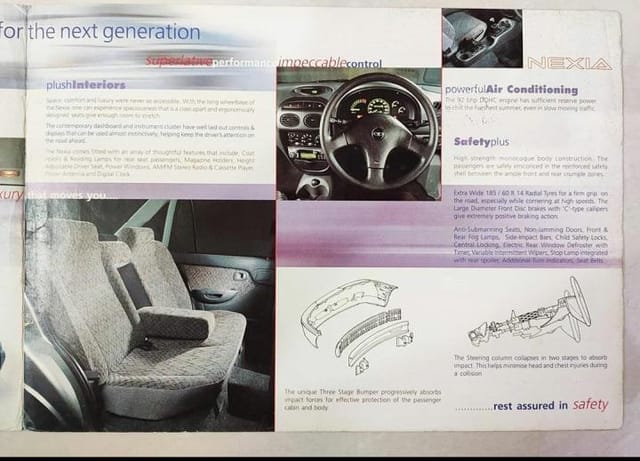 Daewoo Nexia Brochure