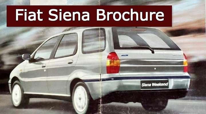 Fiat Siena Weekend Brochure Images - Walking Down The Memory Lane