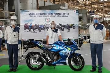 Suzuki Motorcycle India rolls out 5 Millionth Vehicle from its Gurugram Plant