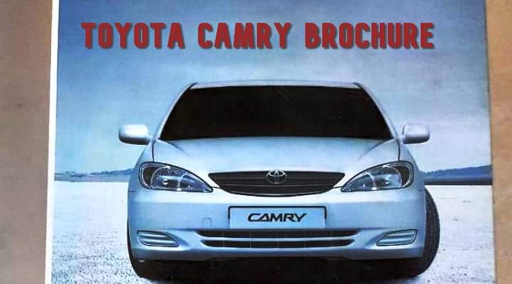 Toyota Camry Brochure Pictures - Walking Down The Memory Lane