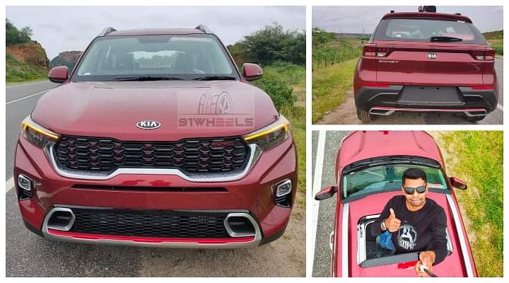 This Is How The Kia Sonet Red GT Line Looks on The Indian Roads - Stunning!