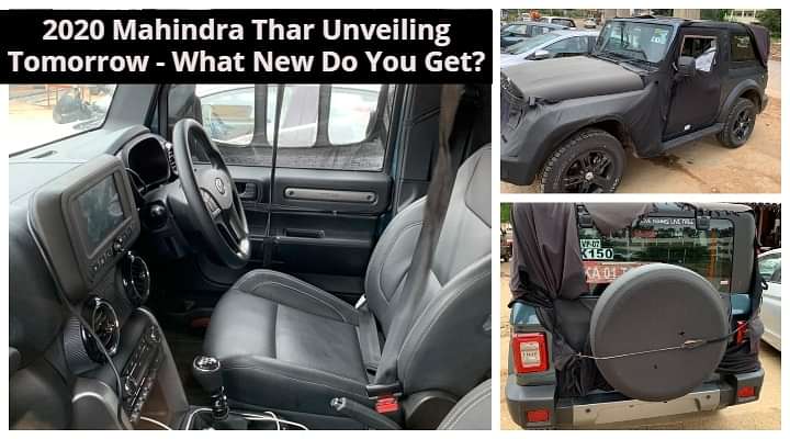 2020 Mahindra Thar To Unveil On 15th August: What You Need To Know?