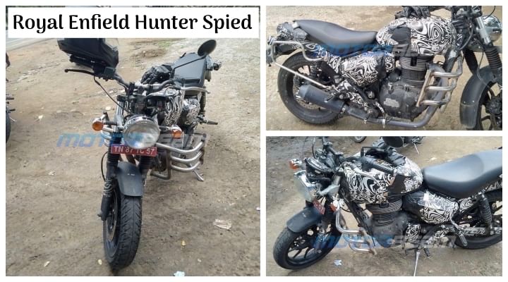 Upcoming Royal Enfield Hunter Spied On Test - Reveals New Details