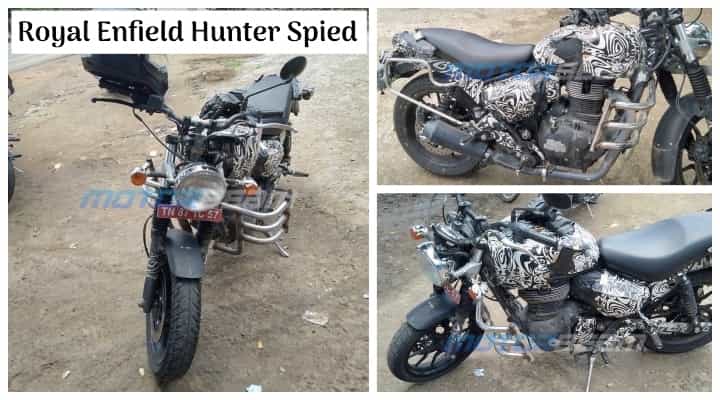 Upcoming Royal Enfield Hunter Spied On Test - Reveals New Details Upcoming Royal Enfield Hunter Spied On Test - Reveals New Details