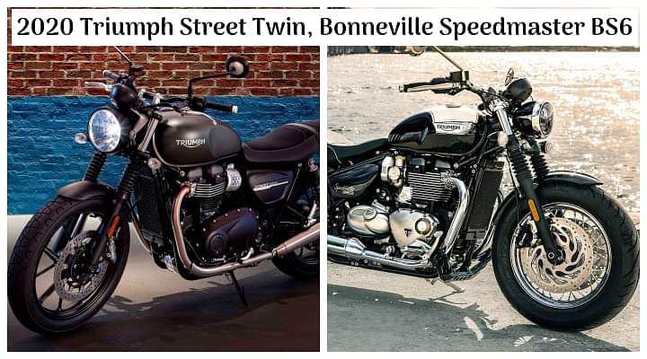 2020 Triumph Street Twin & Bonneville Speedmaster BS6 Launched in India - Details