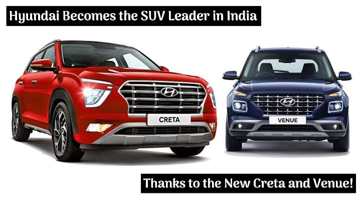 Hyundai Becomes the SUV Leader in India - Thanks to the New Creta and Venue!