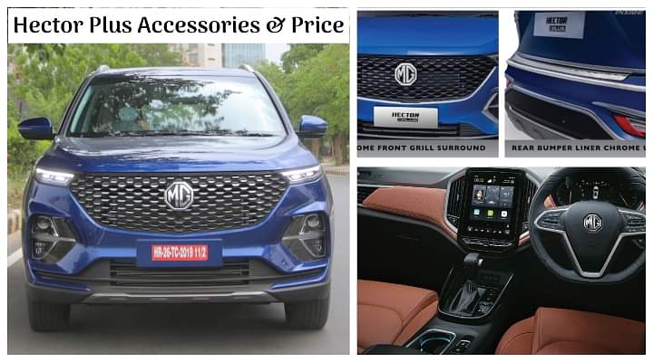 MG Hector Plus Accessories Price - Genuine Exterior, Interior and Essential MG Accessories with Price List