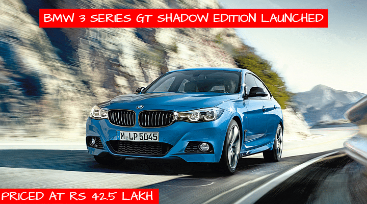BMW 3 Series GT Shadow Edition Launched in India