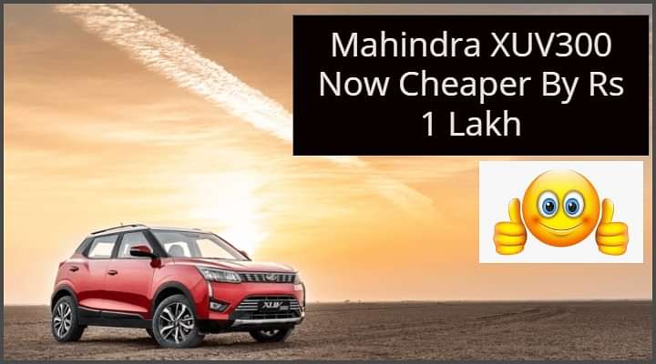 Mahindra XUV300 Prices Slashed By Rs 1 lakh - Kia Sonet Impact?