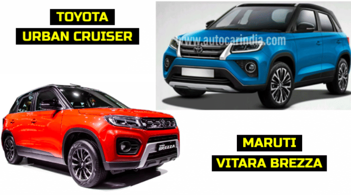 Maruti Suzuki Brezza Vs Toyota Urban Cruiser - Detailed Comparison Maruti Suzuki Brezza Vs Toyota Urban Cruiser - Detailed Comparison