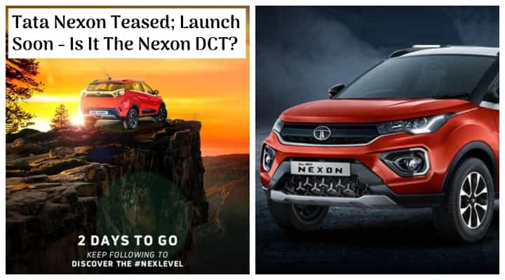 New Tata Nexon Teased; Launch Soon - Is It The Nexon DCT? New Tata Nexon Teased; Launch Soon - Is It The Nexon DCT?