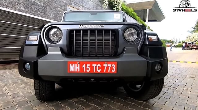 First 2020 Mahindra Thar To Be Auctioned 