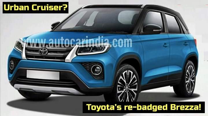 Toyota Urban Cruiser - This Is How The Rebadged Brezza Looks Like