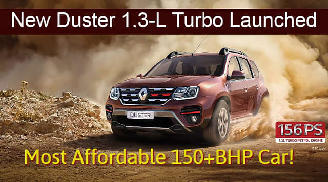 Renault Duster 1.3-L Turbo Launched In India - Most Affordable 150+ bhp Car In India!