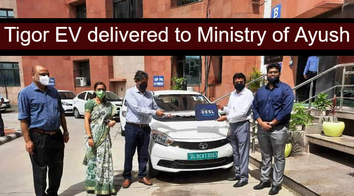 Tata Tigor EV Delivered To Ministry of AYUSH - Check Out All The Details Here Tata Tigor EV Delivered To Ministry of AYUSH - Check Out All The Details Here