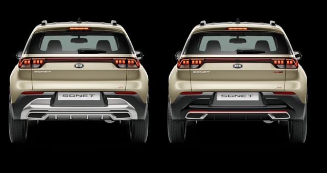 Kia Sonet GT Line Vs Tech Line
