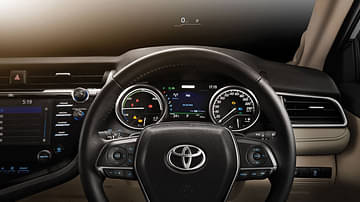 Toyota Camry Review instrument cluster