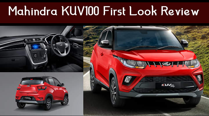 2020 Mahindra KUV100 BS6 First Look Review - A Practical Urban Car?