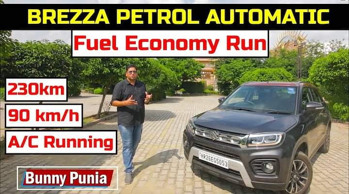 Maruti Vitara Brezza Petrol Automatic Real-World Fuel Economy Revealed