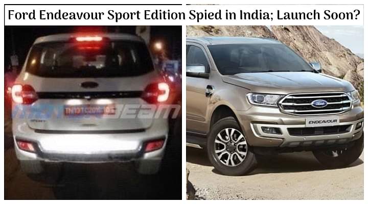 Ford Endeavour Sport Edition Spied in India; Launching Soon?