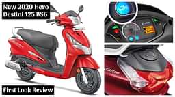 2020 Hero Destini 125 BS6 First Look Review - The Best Family Scooter?