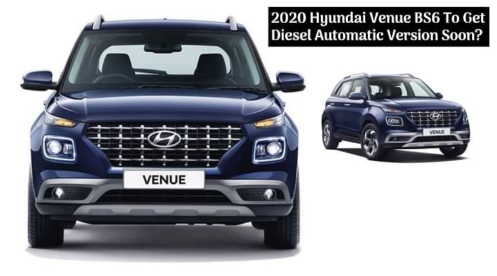 Hyundai Venue To Get Diesel Automatic Version Soon?