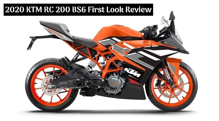 2020 Ktm Rc 200 Bs6 First Look Review The Most Well Balanced Rc In India