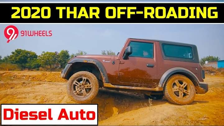 2020 Mahindra Thar Off-Roading In Diesel Automatic