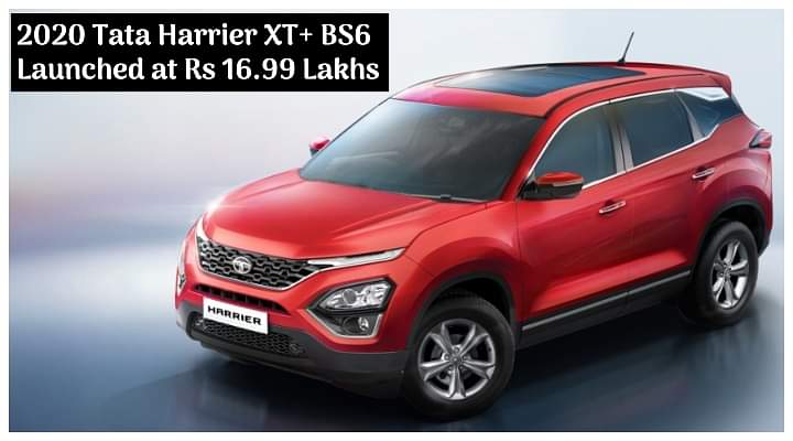 2020 Tata Harrier XT+ Price is just Rs 16.99 Lakhs; Gets A Massive Panoramic Sunroof