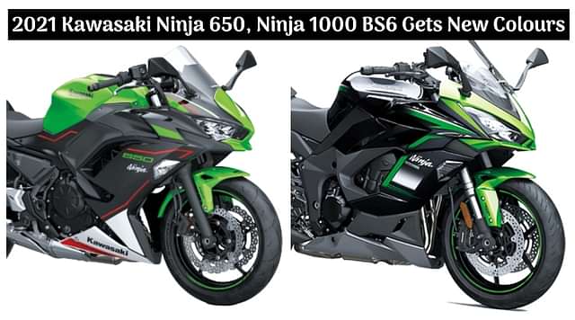 2021 Kawasaki Ninja 1000 and Ninja 650 BS6 Gets New Colour Schemes - Details