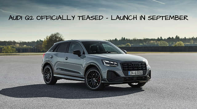 Audi Q2 Officially Teased - India Launch in September 2020