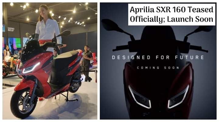 Upcoming Aprilia SXR 160 Officially Teased; Launch Soon - All Details