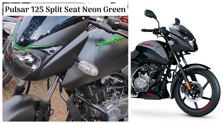 Bajaj Pulsar 125 Split Seat Neon Green Colour Arrives at Dealership [Video]