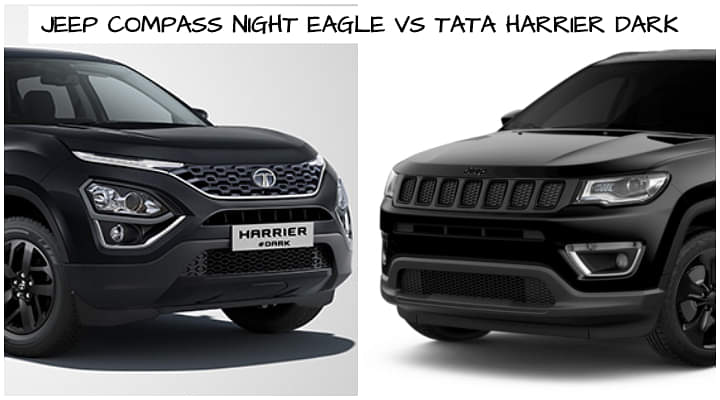 Jeep Compass Night Eagle Vs Tata Harrier Dark Edition - Which Is More Lethal