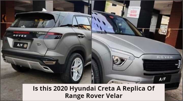 This Wannabe Range Rover Velar Is A 2020 Modified Hyundai Creta This Wannabe Range Rover Velar Is A 2020 Modified Hyundai Creta