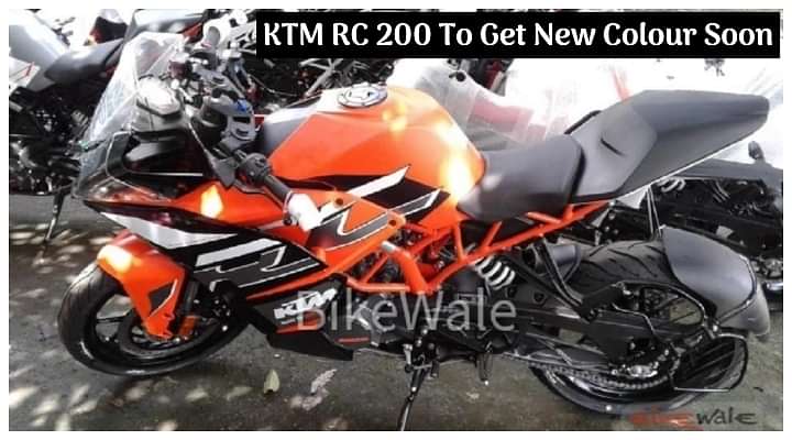 KTM RC 200 BS6 To Get A New Colour Option Soon; Spied At Dealership