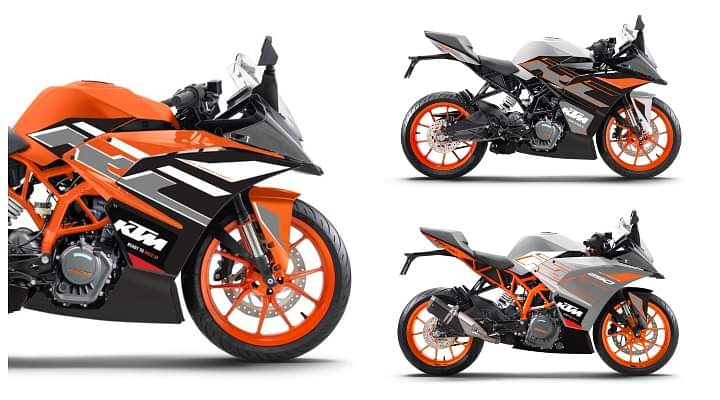 ktm rc 390 black and white colour