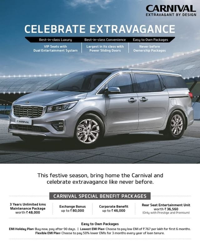 Kia Carnival Discount Offers