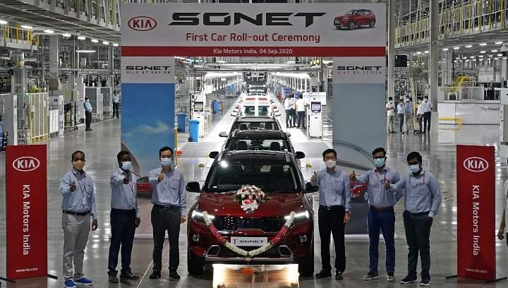 Kia Sonet Production Begins; Total Bookings Cross 10,000 Mark