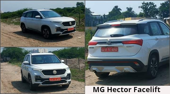 Is This The MG Hector Facelift With Diesel Auto And New Alloy Wheels?