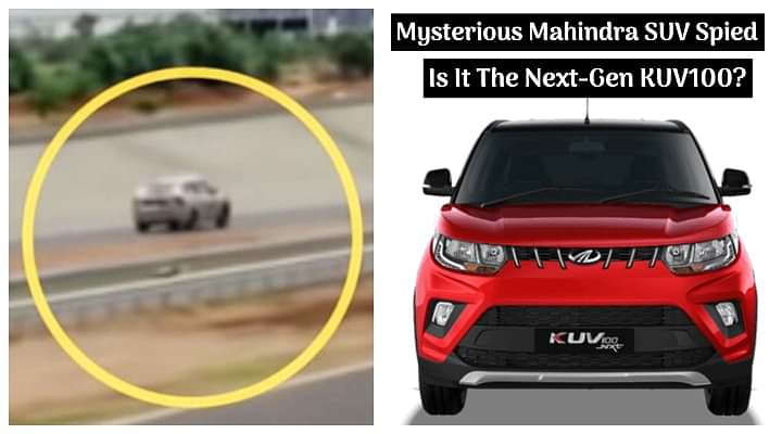 Mysterious Mahindra Micro SUV Spied - Is It The New-Generation KUV100 NXT?