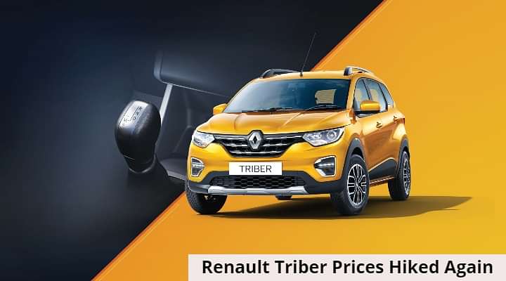 Renault Triber Becomes More Expensive - Price Starts At Rs 5.12 Lakh