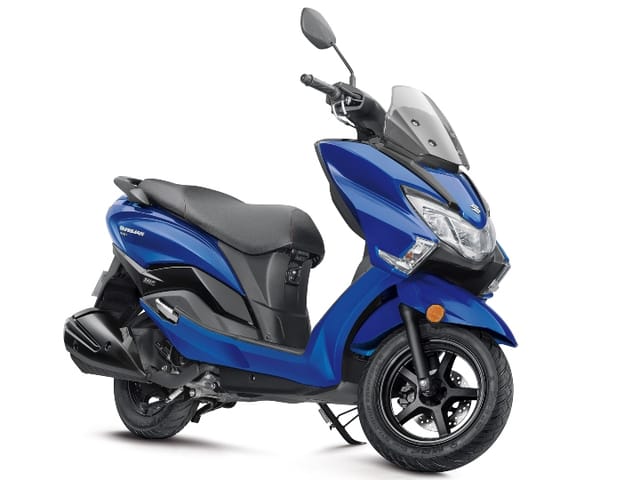 Suzuki Burgman Street Blue Colour Price and Review