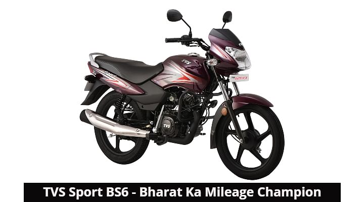 TVS Sport BS6 Attains Highest On-Road Mileage Of 110.12 km/l