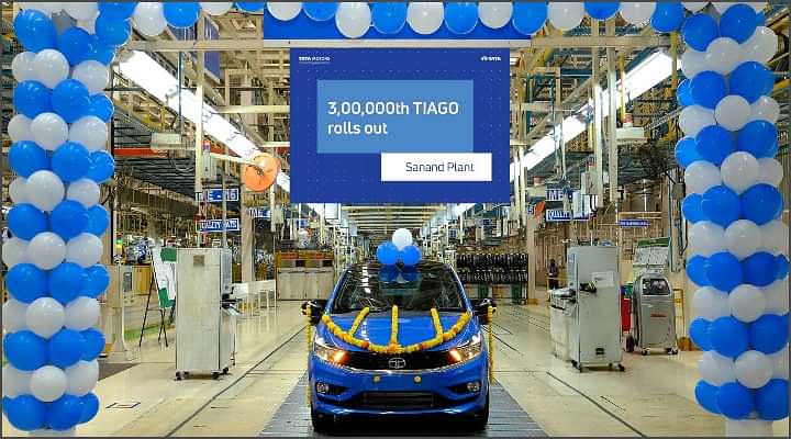 Tata Motors Sanand Plant Rolls Out 3,00,000th Tiago - Safest In Segment