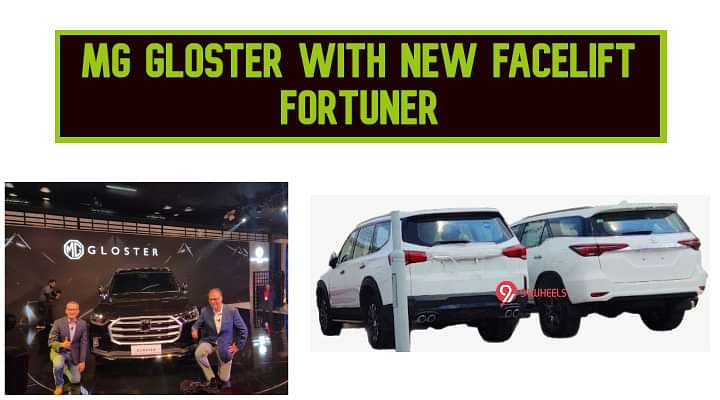 MG Gloster Spied Standing Next To A Toyota Fortuner Facelift - Check This Out!