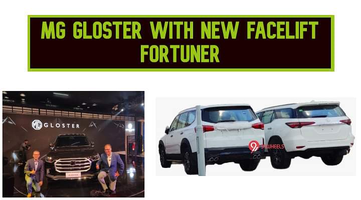MG Gloster Spied Standing Next To A Toyota Fortuner Facelift - Check This Out! MG Gloster Spied Standing Next To A Toyota Fortuner Facelift - Check This Out!
