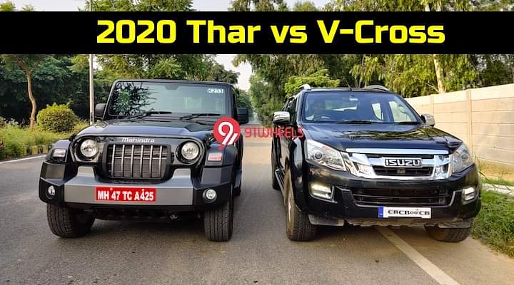 2020 Mahindra Thar vs Isuzu D-Max V-Cross: Which One Should You Buy?